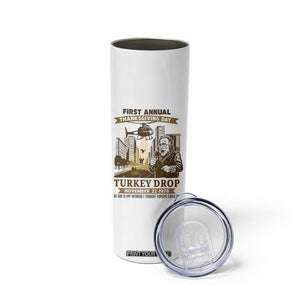 Vintage Thanksgiving Turkey Drop Skinny Tumbler Funny 1978 Helicopter Scene Classic TV Moment TS02 Print Your Wear