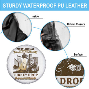 Vintage Thanksgiving Turkey Drop Spare Tire Cover Funny 1978 Helicopter Scene Classic TV Moment TS02 Print Your Wear