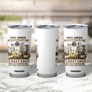 Vintage Thanksgiving Turkey Drop Tumbler Cup Funny 1978 Helicopter Scene Classic TV Moment TS02 Print Your Wear