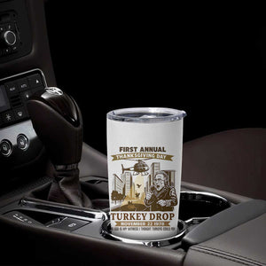 Vintage Thanksgiving Turkey Drop Tumbler Cup Funny 1978 Helicopter Scene Classic TV Moment TS02 Print Your Wear