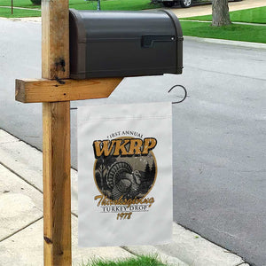 Retro WKRP Thanksgiving Turkey Drop 1978 Garden Flag Distressed Vintage Holiday TS02 Print Your Wear