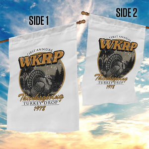 Retro WKRP Thanksgiving Turkey Drop 1978 Garden Flag Distressed Vintage Holiday TS02 Print Your Wear