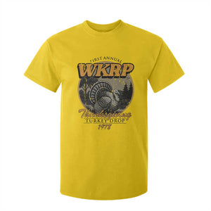 Retro WKRP Thanksgiving Turkey Drop 1978 T Shirt For Kid Distressed Vintage Holiday TS02 Daisy Print Your Wear
