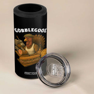 Gobblegool Funny Thanksgiving 4 in 1 Can Cooler Tumbler Italian Turkey Deli Humor Sub Sandwich TS02 Print Your Wear