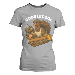 Gobblegool Funny Thanksgiving T Shirt For Women Italian Turkey Deli Humor Sub Sandwich TS02 Sport Gray Print Your Wear