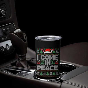 I Come In Peace Funny Christmas Matching Couple Tumbler Cup Offensive Adult Humor Festive Holiday TS02 Print Your Wear