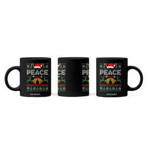 I am Peace Funny Christmas Matching Couple Coffee Mug Offensive Adult Humor Festive Holiday TS02 Print Your Wear