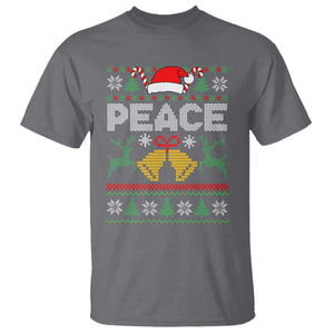 I am Peace Funny Christmas Matching Couple T Shirt Offensive Adult Humor Festive Holiday TS02 Charcoal Print Your Wear