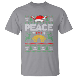 I am Peace Funny Christmas Matching Couple T Shirt Offensive Adult Humor Festive Holiday TS02 Sport Gray Print Your Wear