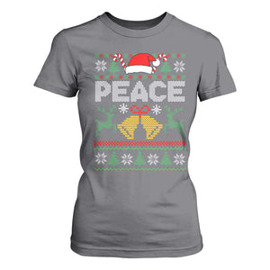I am Peace Funny Christmas Matching Couple T Shirt For Women Offensive Adult Humor Festive Holiday TS02 Charcoal Print Your Wear