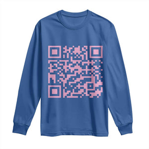 Funny Trump Dance Pink Long Sleeve Shirt President 45 47 Dancing Code TS02 Royal Blue Print Your Wear