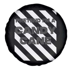 Funny Christmas Costume Spare Tire Cover Pretend I'm A Candy Cane TS02 Print Your Wear