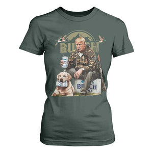 Funny Black Cat T Shirt For Women Bruh Retro Cat Meme Graphic TS02 Dark Forest Green Print Your Wear