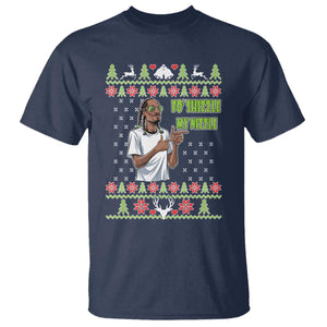 Funny Rapper Meme Christmas T Shirt Fo Shizzle My Nizzle TS02 Navy Print Your Wear