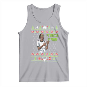 Funny Rapper Meme Christmas Tank Top Fo Shizzle My Nizzle TS02 Athletic Heather Print Your Wear