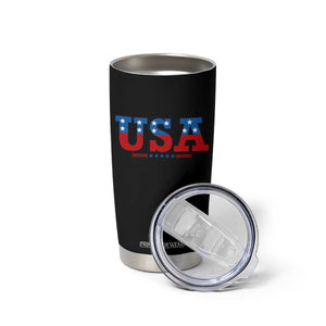 USA Patriotic Tumbler Cup Red White Blue Stars TS02 Print Your Wear
