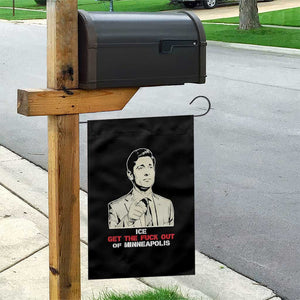 Get The F Out of Minneapolis Garden Flag Mayor Jacob Saying Civil Resistance TS02 Print Your Wear