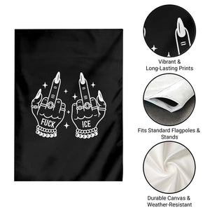 Middle Finger F Ice Garden Flag Against Ice Violence Outspoken Resistance TS02 Print Your Wear