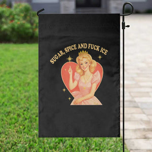 Sugar Spice and F Ice Retro Fairy Garden Flag Feminist Against Ice Protest Political Resistance TS02 Print Your Wear