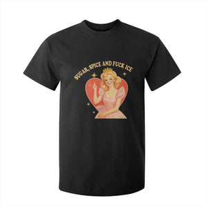 Sugar Spice and F Ice Retro Fairy T Shirt For Kid Feminist Against Ice Protest Political Resistance TS02 Black Print Your Wear