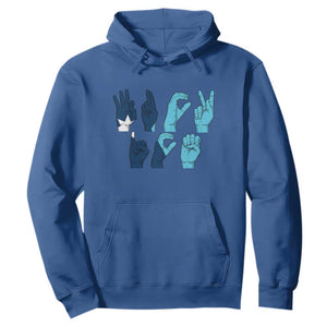 F Ice Out of Minneapolis Hand Signs Hoodie State Flag Justice Protest Resistance TS02 Royal Blue Print Your Wear