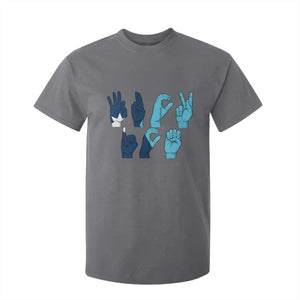 F Ice Out of Minneapolis Hand Signs T Shirt For Kid State Flag Justice Protest Resistance TS02 Charcoal Print Your Wear