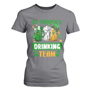 Funny St Patricks Day T Shirt For Women Irish Drinking Team Beer Lover Party TS02 Charcoal Print Your Wear