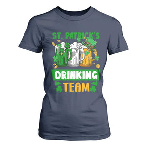 Funny St Patricks Day T Shirt For Women Irish Drinking Team Beer Lover Party TS02 Navy Print Your Wear