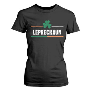Funny St Patricks Day Matching T Shirt For Women Leprechaun Irish Shamrock TS02 Black Print Your Wear