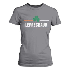Funny St Patricks Day Matching T Shirt For Women Leprechaun Irish Shamrock TS02 Charcoal Print Your Wear