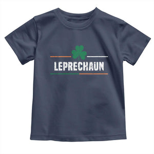 Funny St Patricks Day Matching Toddler T Shirt Leprechaun Irish Shamrock TS02 Navy Print Your Wear