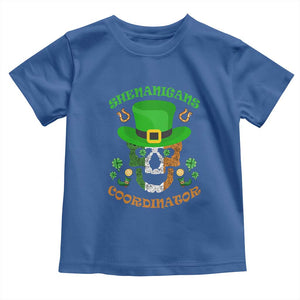 Irish Skull Toddler T Shirt Shenanigans Coordinator St Patrick's Day TS02 Royal Blue Print Your Wear