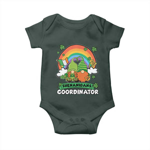 Cute St Patricks Day Baby Onesie Shenanigans Coordinator Gnomes Rainbow TS02 Print Your Wear