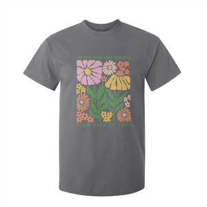 The Only Thing More Powerful Than Hate Is Love T Shirt For Kid Retro Floral Bunny Inspirational Quote TS02 Charcoal Print Your Wear