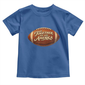 Together We Are America Toddler T Shirt Bold Statement Unity Bunny Inspirational Quote TS02 Royal Blue Print Your Wear