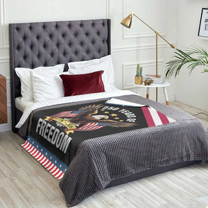 America 250th Anniversary 1776 2026 Patriotic Bald Eagle Throw Blanket 250 Years of Freedom 4th of July Independence Celebration TS02 Print Your Wear