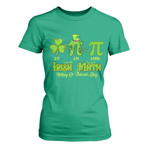 Funny Teacher St Patricks Day T Shirt For Women Irish Math 3.14 Pi Shamrock Teacher Happy Day TS02 Irish Green Print Your Wear