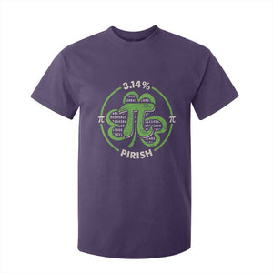 Funny Teacher St Patricks Day T Shirt For Kid Pi Day 3.14 Irish Funny Pirish Math Number Pi TS02 Purple Print Your Wear