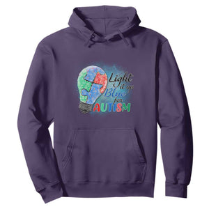 Autism Awareness Hoodie Light Up Blue Include Love Support TS02 Purple Printyourwear