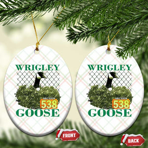 Funny Wrigley Goose Ceramic Ornament Section 538 Chicago TS02 Print Your Wear