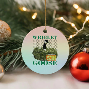 Funny Wrigley Goose Ceramic Ornament Section 538 Chicago TS02 1pc Pastel Print Your Wear