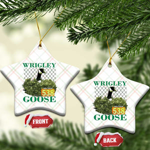 Funny Wrigley Goose Ceramic Ornament Section 538 Chicago TS02 Print Your Wear