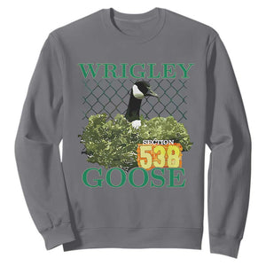 Funny Wrigley Goose Sweatshirt Section 538 Chicago TS02 Charcoal Print Your Wear