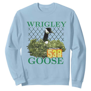 Funny Wrigley Goose Sweatshirt Section 538 Chicago TS02 Light Blue Print Your Wear