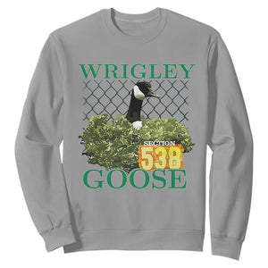 Funny Wrigley Goose Sweatshirt Section 538 Chicago TS02 Sport Gray Print Your Wear