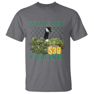Funny Wrigley Goose T Shirt Section 538 Chicago TS02 Charcoal Print Your Wear
