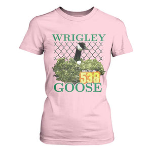 Funny Wrigley Goose T Shirt For Women Section 538 Chicago TS02 Light Pink Print Your Wear