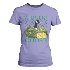 Funny Wrigley Goose T Shirt For Women Section 538 Chicago TS02 Violet Print Your Wear