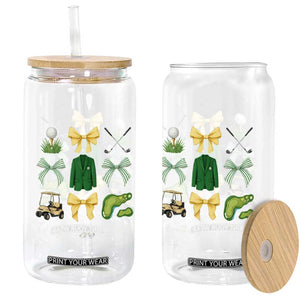 Funny Id Rather Be In Augusta Coquette Golfer Glass Can Georgia Golf Traditions Golfing Fan Aesthetic TS02 Print Your Wear