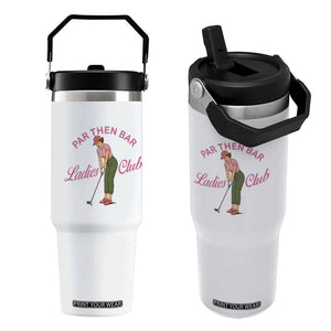 Par Then Bar Ladies Club Vintage Flip Straw Tumbler Retro Womens Golfing 19th Hole Humor Preppy Country TS02 One Size: 30 oz White Print Your Wear